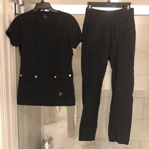 Black stylish scrubs
